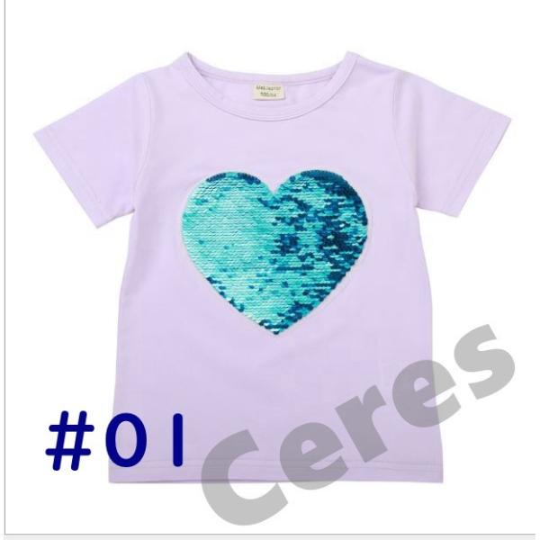 子供服 Tシャツ 半袖 スパンコール 色が変わる トップス 夏 女の子 ハート キッズ Buyee Buyee Japanese Proxy Service Buy From Japan Bot Online