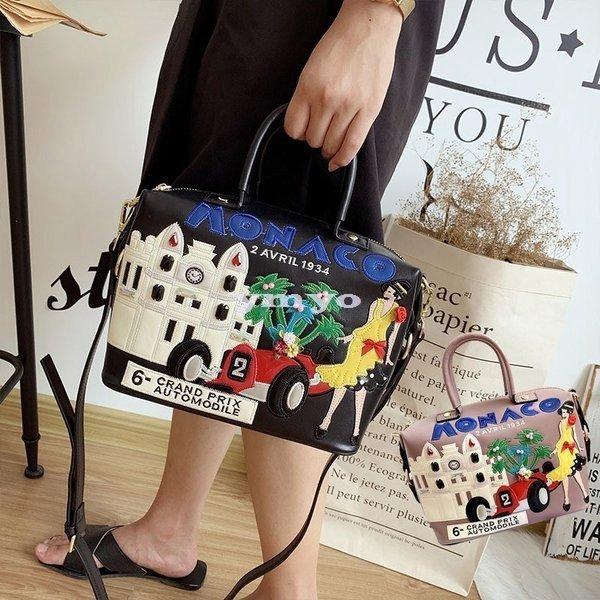 レディース ハンドバッグ カジュアル 大容量 通勤 通学 お出掛け 女性 ファッション 収納 高級感 派手 刺繍 斜め掛け カバン多機能 2way Ysab Ceres Store 通販 Yahoo ショッピング