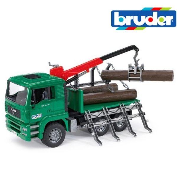 MAN ティンバートラック【ポイントアップ+送料ラッピング無料】bruder ブルーダー はたらくくるま 働く車 BR02769 人気 おすすめ オススメ 男の子 プレゼント
