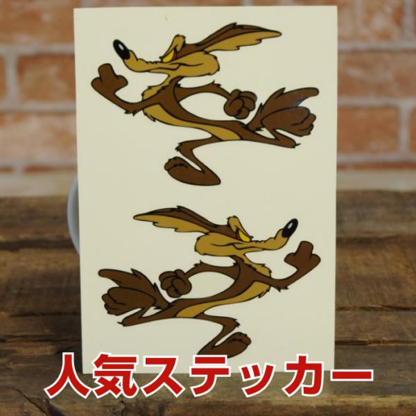 走る ワイリー コヨーテ ステッカー シート ◇ 左右向き ルーニー