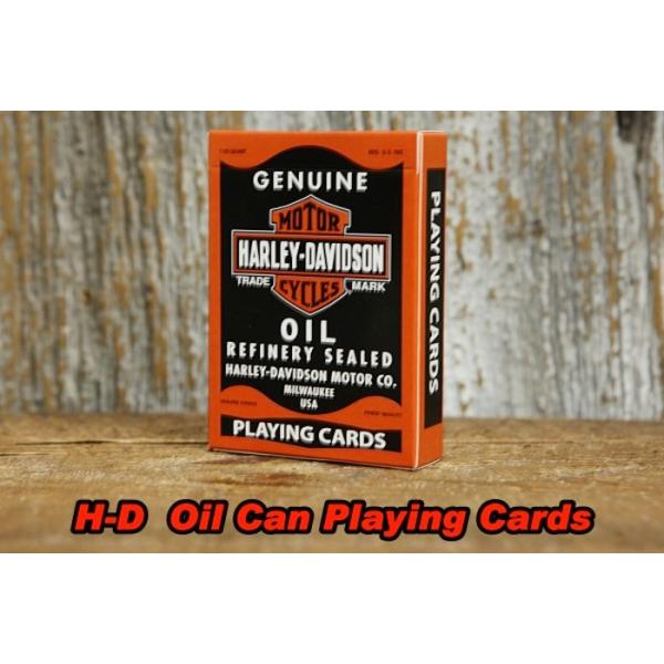ハーレー オイル缶柄 トランプ ◇ プレイングカード HARLEY ロゴ STG04