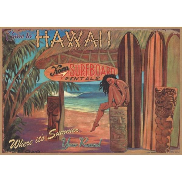 HAWAII ROXYアンティークポスター HAWAII ROXYアンティークポスター HAWAII ROXYアンティークポスター