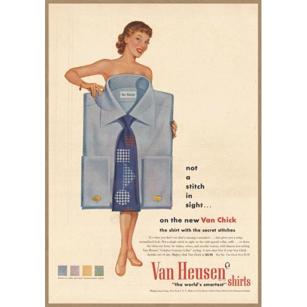 Van Heusen ファッション レトロミニポスター B5サイズ ◇ ヴァン