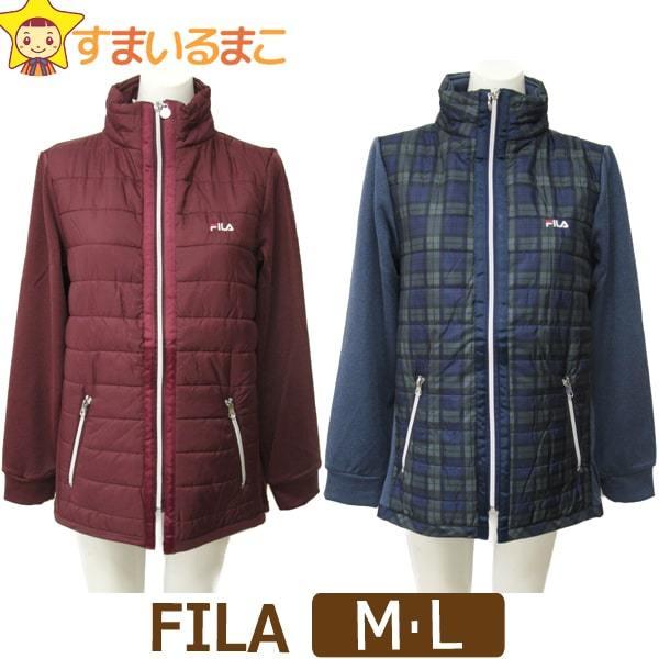 FILA レディース UV発熱綿エアライトジャケット M L 9号 11号 FILA レディース UV発熱綿エアライトジャケット M L 9号 11号