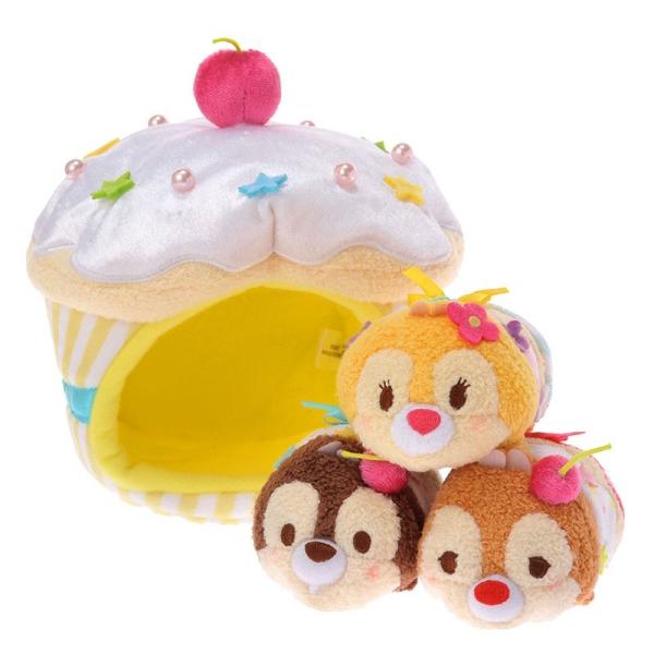ディズニーストア限定 ミニツム&amp;カップケーキハウスセット TSUM TSUM（ツムツム）チップ&amp;デール、クラリス