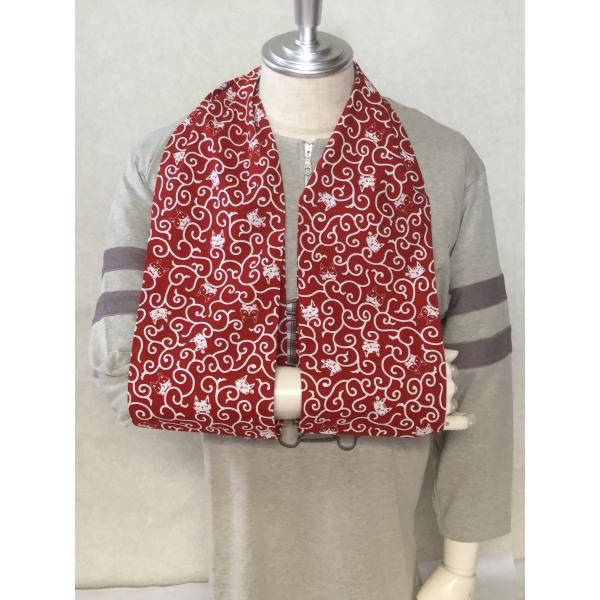 [Release date: June 21, 2020]柔らかい綿生地でアームバンドを作りました。赤地の猫と唐草柄です。&lt;介護用品&gt;脳卒中後に片麻痺になられると麻痺したうでが重くてだらりと下がり、肩関節亜脱臼が起こりやすくなり...