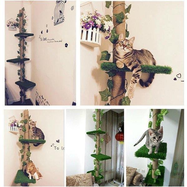 最安 猫タワー つめとぎ 猫 おもちゃ キャットタワー キャット キャット用品 愛猫 芝生 葉っぱ 自然 爪とぎ 遊具 遊び道具 シンプル 癒し タワー 楽天1位 Www Muslimaidusa Org
