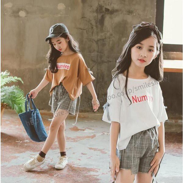 子供服 セットアップ 女の子 夏 半袖 韓国子供服 キッズ 可愛い Tシャツ ショートパンツ 上下2点セット 半袖tシャツ チェック柄 Buyee Buyee 提供一站式最全面最專業現地yahoo Japan拍賣代bid代拍代購服務 Bot Online