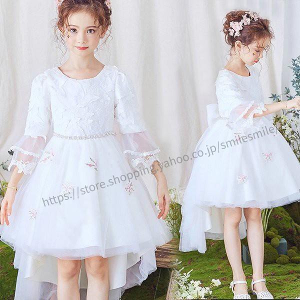 子供ドレス フォーマルピアノ発表会 結婚式 演奏会 キッズ ワンピース キッズ 花柄ロング Ypt Or Id