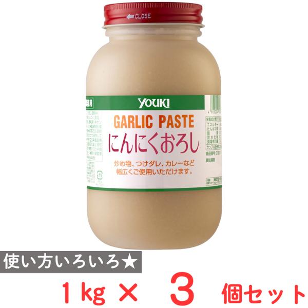 他サイト： ユウキ食品 にんにくおろし 1kg×3個の商品画像