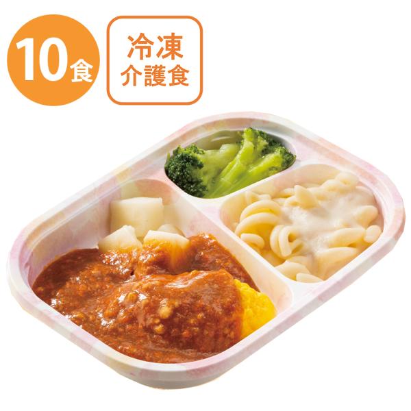 [冷凍] 日東ベスト ホスピタグルメセットN オムレツトマトソース 165g×10個