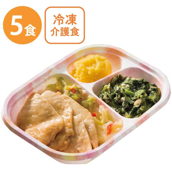 [冷凍] 日東ベスト ホスピタグルメセットN 豚肉の生姜焼き 165g×5個