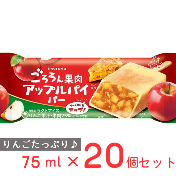 井村屋（imuraya） 「爆買」[アイス] ごろろん果肉 アップルパイバー