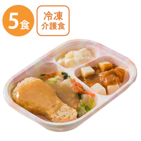 [冷凍] 日東ベスト ホスピタグルメセットN たらバーグの中華あん 170g×5個