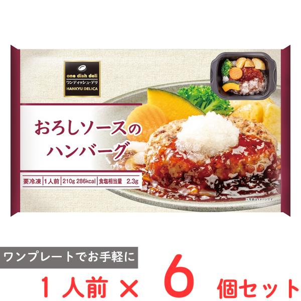 12個／ 阪急デリカ おろしソースのハンバーグ 210g×12個 ／要冷凍／クール便／HF