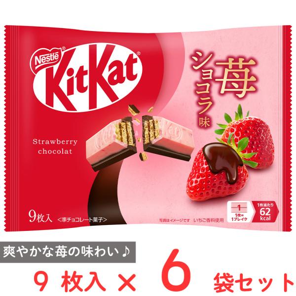 Nestle（ネスレ） 爆買 ネスレ日本 キットカット 苺ショコラ味 9枚×6袋