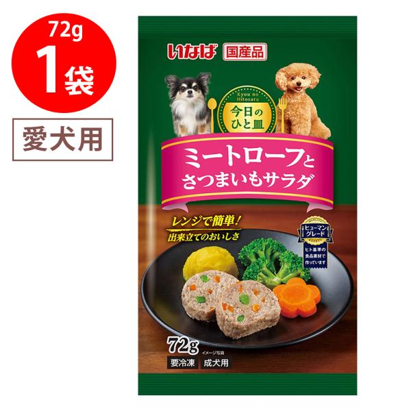 ペットフード 今日の一皿 ミートローフとさつまいもサラダ