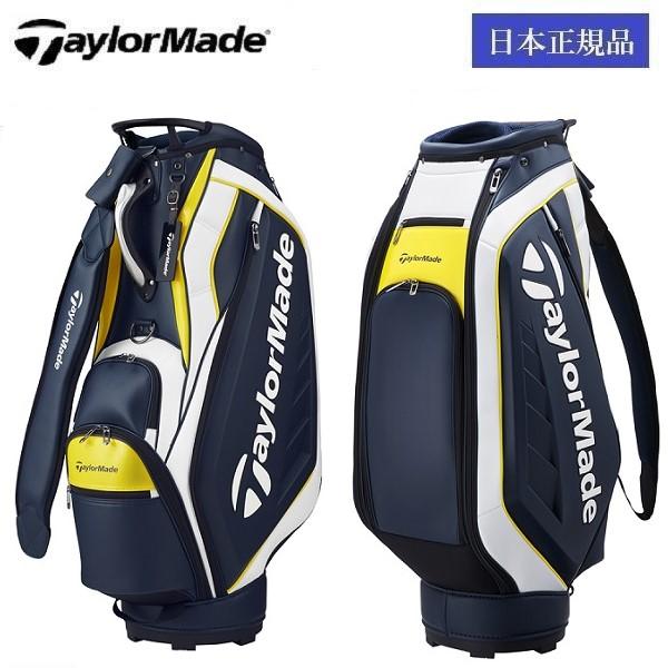 最新 2023 テーラーメイド オーステック キャディバッグ 紺白黄色 TaylorMade TJ083 日本正規品