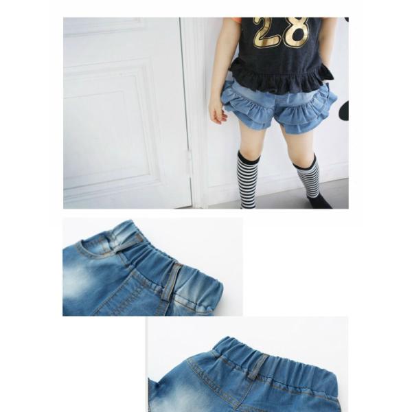 子供服 デニムパンツ キッズ 女児 2層フリルパンツ ショートパンツ ホットパンツ 女の子 ボトムス 短パン ジーパン Gパン カジュアル おしゃれ 柔らか Buyee Buyee 提供一站式最全面最专业现地yahoo Japan拍卖代bid代拍代购服务 Bot Online