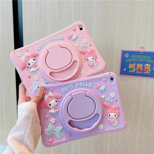 ipad ケース 耐衝撃 スタンド付 ipadカバー 10.9 第10世代 10.2 第9世代 Pro11 キッズ キャラクター 可愛い 子供 軽い