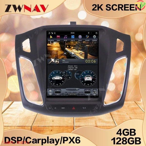 テスラスタイル アンドロイドナビ フォード フォーカス 2010?2017 128G DSP Carplay -TESN-1113