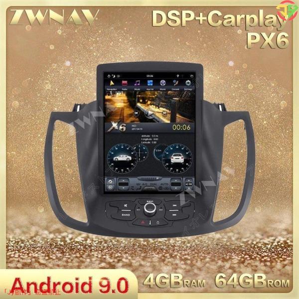 テスラスタイル アンドロイドナビ フォード クーガ 2013-2019 64G with DSP carplay -TESN-1111-2
