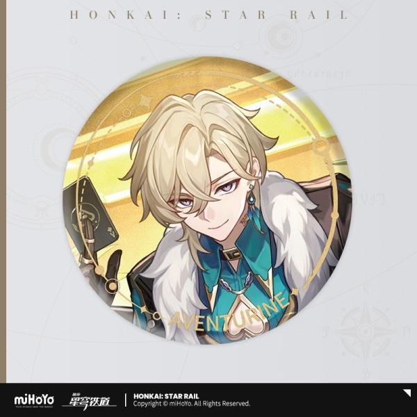崩スタ　中信銀行 アベンチュリン　特典カード　缶バッジ　キーホルダー　公式正規品 崩壊スターレイル アベンチュリン 缶バッジ&アクリル