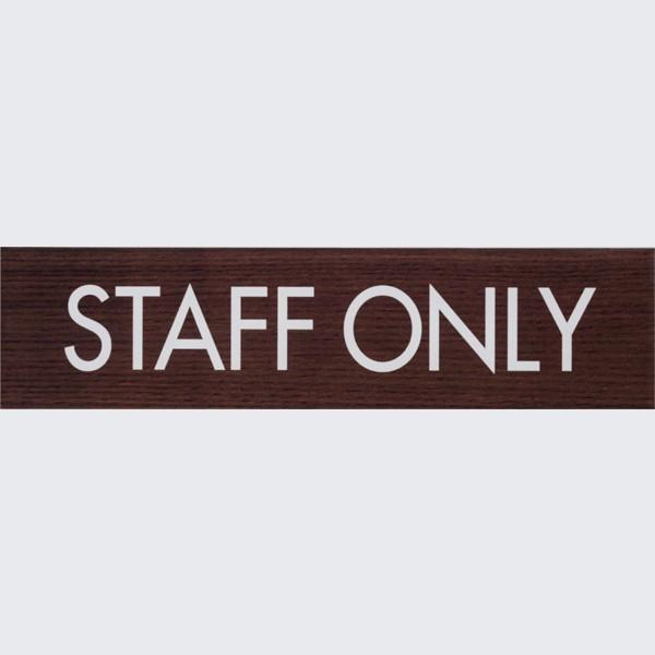 STAFF ONLY ؖڒ EHibg 45×180mm W \ [v[g hAv[g 