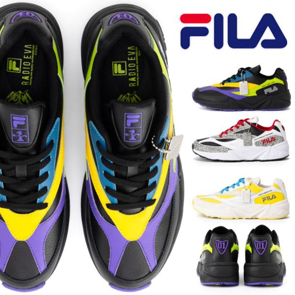 ファイ FILA フィラ スニーカー メンズ ヴェノム×エヴァンゲリオン