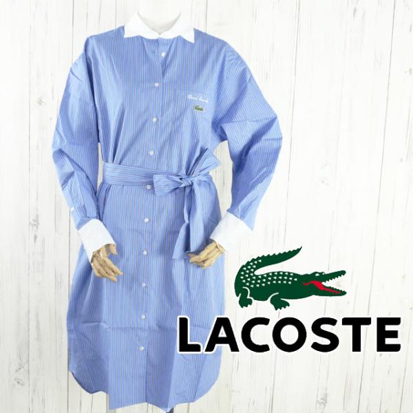 LACOSTE ガーメント ダイイング 長袖 シャツ ワンピース LACOSTE ガーメント ダイイング 長袖 シャツ ワンピース（仕立