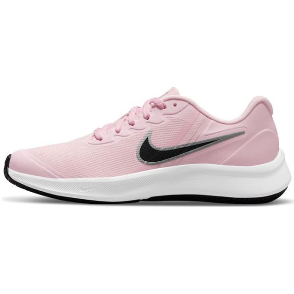 ナイキ NIKE 女の子 子供靴 キッズ ジュニア レディース スニーカー スターランナー 3 (GS) ローカット 運動靴 DA2776-601 ピンクフォーム/ブラック ナイキ NIKE 女の子 子供靴 キッズ ジュニア レディース スニーカー スターランナー 3 (GS) ローカット 運動靴 DA2776-601 ピンクフォーム/ブラック