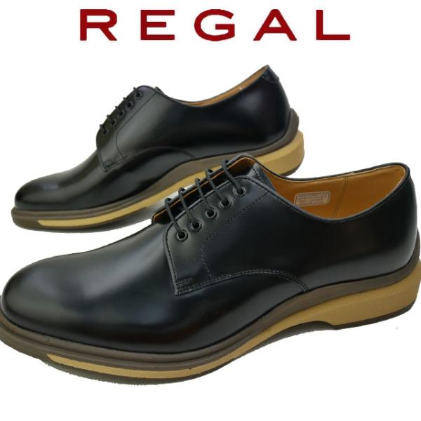 REGAL（リーガル） 靴 メンズ ビジネスシューズ プレーントウ ビジカジ