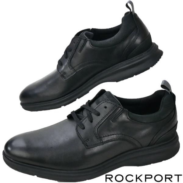 送料無料 メンズ SS 春夏 新作 春新作 夏新作 ビジネスシューズ 人気 流行 定番 2023 ROCKPORT CI5637 ロックポート トータルモーション シティ プレーン トゥ レザーシューズ オフィスカジュアル ブラック 黒 革靴 紳士靴 smw_i22-ci5637