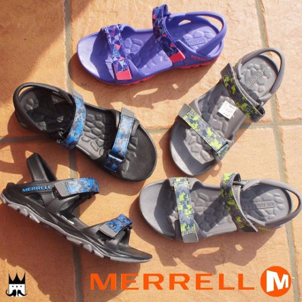 ������ MERRELL �j�̎q ���̎q �q���C �L�b�Y �W���j�A �T���_�� ML-B/ML-G �n�C�h�� �h���t�g HYDRO DRIFT �x���N�� �X�|�[�c�T���_�� �X�|�T�� �� ���W���[