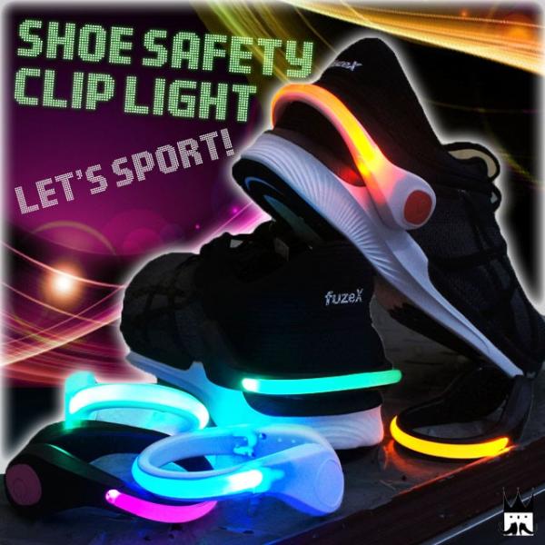 Y fB[X LbY V[Z[teB NbvCg LED Б Z[teBCg SHOE SAFETY CLIP LIGHT EH[LO jO TCNO 