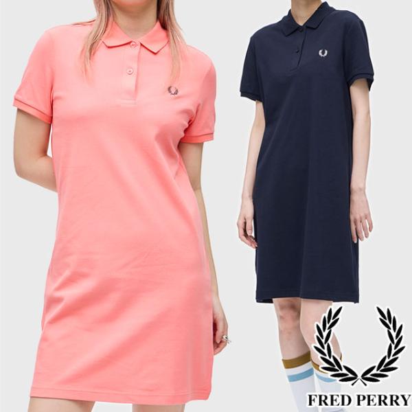 【FRED PERRY】フレッドペリーポロシャツワンピース　D6000 FRED PERRY（フレッドペリー） 半袖ワンピース レディース D6000
