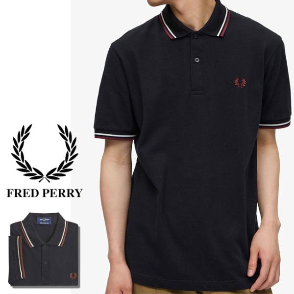 美品 FRED PERRY M12 半袖ポロシャツ 希少38サイズ　ブラック FRED PERRY フレッドペリー ポロシャツ メンズ TWIN TIPPED M12