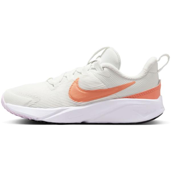 ナイキ スニーカー キッズ 女の子 スターランナー 4 NN (PS) ジュニア 運動靴 キッズシューズ DX7614-104 サミット/アプリコット アガット 子供靴