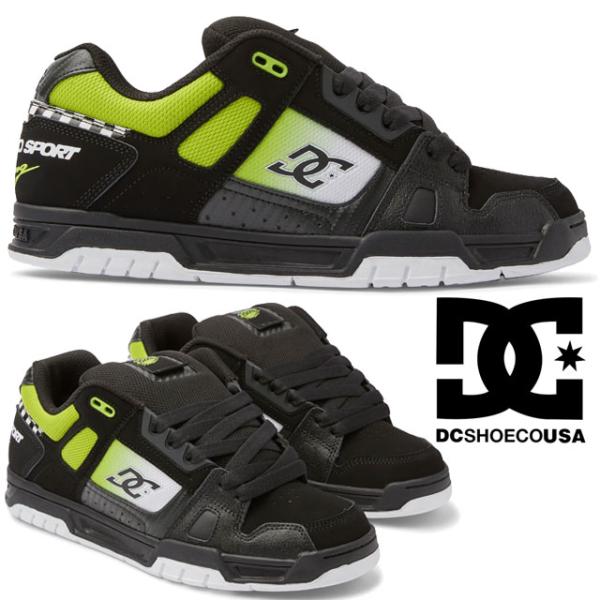 送料無料 メンズ FW 秋冬 新作 秋新作 冬新作 スニーカー レースアップ ローカット 人気 流行 定番 2024 SE DC SHOES DM244003 ディーシーシューズ 黒 靴 スタッグ ブラック FORMULA’94コレクション カジュアルシューズ smw_t06-s2047