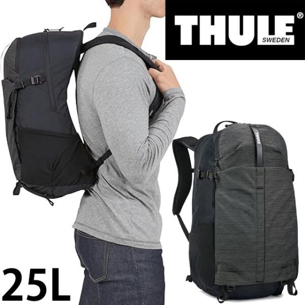 送料無料 バックパック リュックサック メンズ レディース AW 秋冬 新作 秋新作 冬新作 人気 流行 定番 2026 スーリー Thule 25L 3204517 デイパック ハイキング 通勤 通学 バッグ 旅行 出張 アウトドア ブラック THULE（スーリー） バックパック 25L リュックサック デイパック