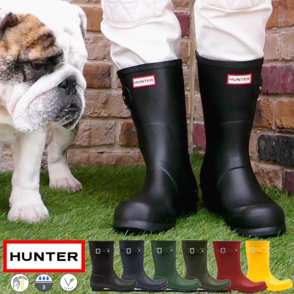 HUNTER ダークネイビー 長靴 レディース オリジナル トール レイン ブーツ - ネイビー
