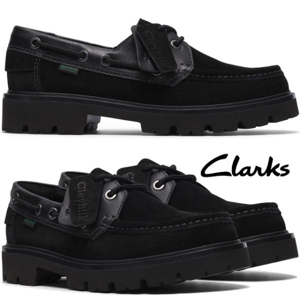 クラークス ボートシューズ メンズ モカシン クレイヒル ボート 本革 デッキシューズ スエード 26186175