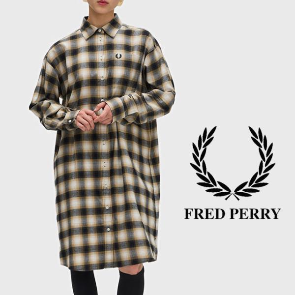FRED PERRY（フレッドペリー） シャツワンピース レディース D8167