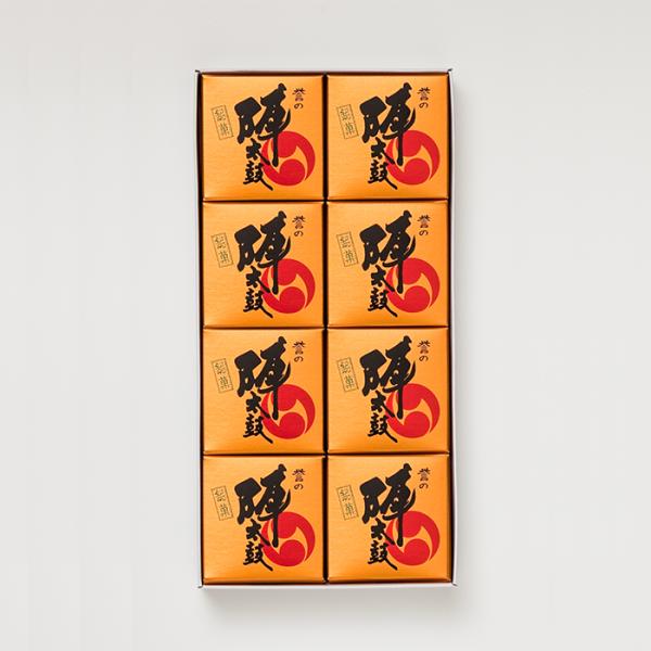 ※メーカー袋は、ビニール対応になります。12,000円（税込）以上のお買い上げで送料無料熊本の代表銘菓、誉の陣太鼓。秘伝の蜜で炊き上げた風味豊かな大納言あずきが、やわらかな求肥を包みます。太鼓の形に包むのは、特許を取得した紙缶詰製法。甘さを...