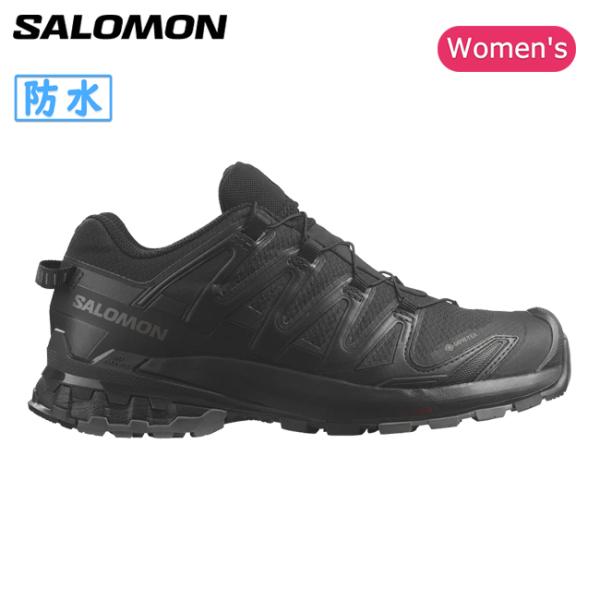 SALOMON サロモン XA PRO 3D V9 GORE-TEX W XAプロ3DV9ゴアテックスW Black/Phantom/Pewter L47270800【 靴 スニーカー 防水 トレイル レディース ランニング 】