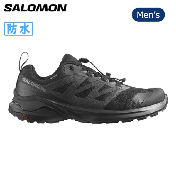 SALOMON サロモン X-ADVENTURE GORE-TEX Xアドベンチャーゴアテックス Black/Black/Black L47321100【 靴 スニーカー シューズ  防水 トレイル ランニング 】
