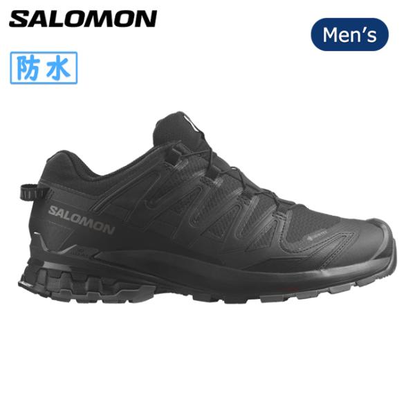 SALOMON サロモン XA PRO 3D V9 WIDE GORE-TEX XAプロ3DV9ワイドゴアテックス Black/Phantom/Pewter L47277000【 靴 スニーカー 防水 トレイル ランニング 】
