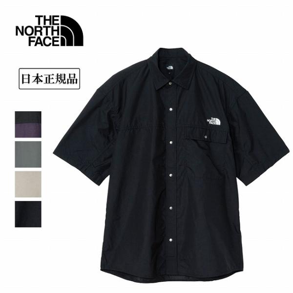THE NORTH FACE ザ・ノース・フェイス S/S Nuptse Shirt ショートスリーブヌプシシャツ NR22650 【 トップス 半袖 軽量 薄手 撥水 UVカット 日本正規品 】