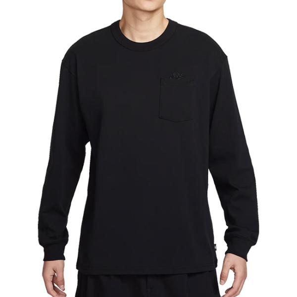 Nike ブラック長袖トップ NIKE（ナイキ） スポーツウェアプレミアムエッセンシャル ロング