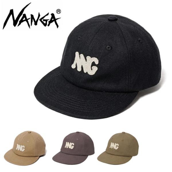 NANGA ナンガ CANVAS NNG LOGO CAP キャンバス NNGロゴキャップ N2502-3A204A 【 帽子 日除け 綿 コットン キャンプ アウトドア 】【メール便・代引不可】
